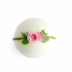 Headband floral - Modelo IV Rosa