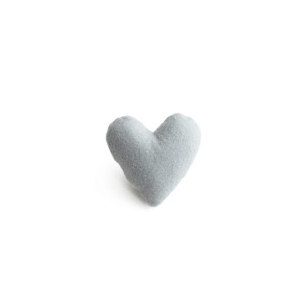Coração mini Cinza azulado