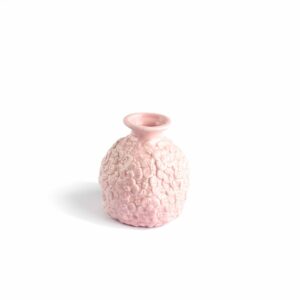 Vasinho de cerâmica rosa bebê Rosa  P