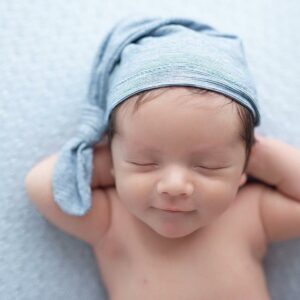 Touca Soneca Azul  Newborn