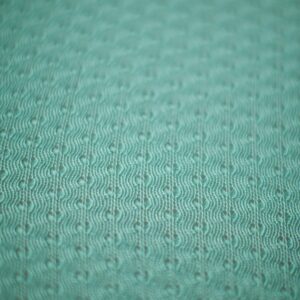 Manta de lã texturizada para puff (dupla face) Mint