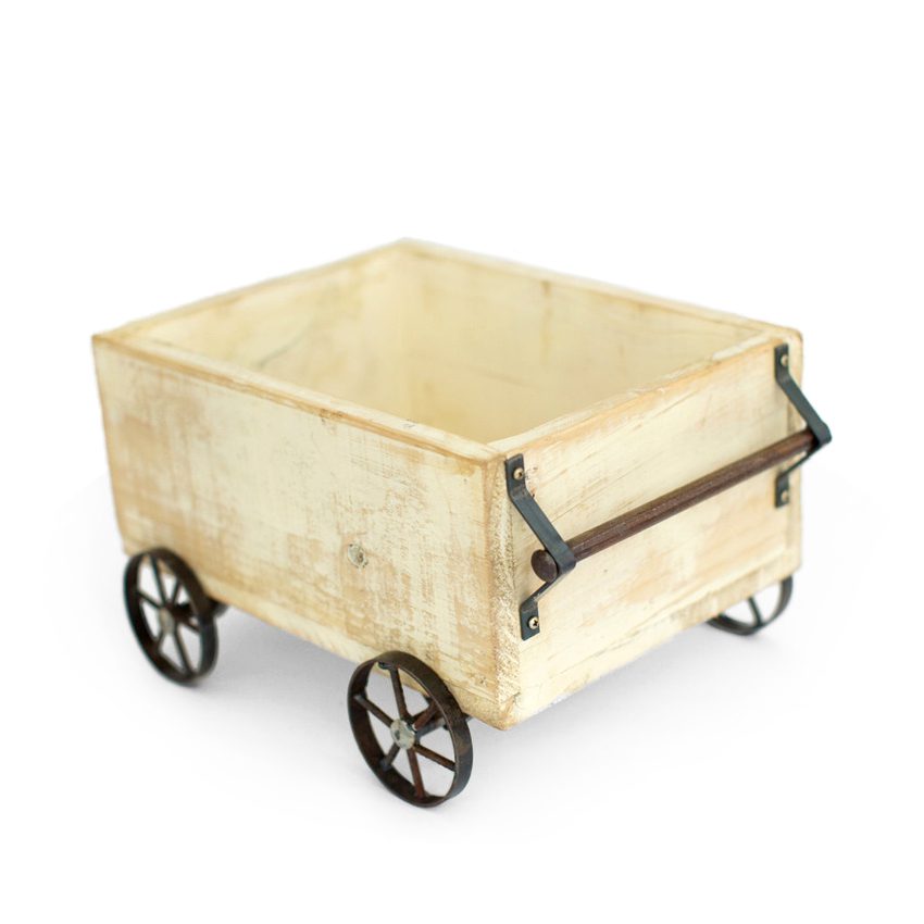 Carrinho de madeira Cor 07 - Off white