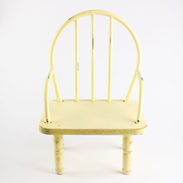 Cadeirinha retrô Cor 03 - Amarelo claro - Image 3