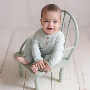 Cadeirinha retrô Cor 25 - Verde pastel