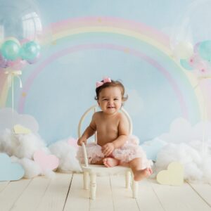 Cadeirinha retrô Cor 26 - Rosa pêssego