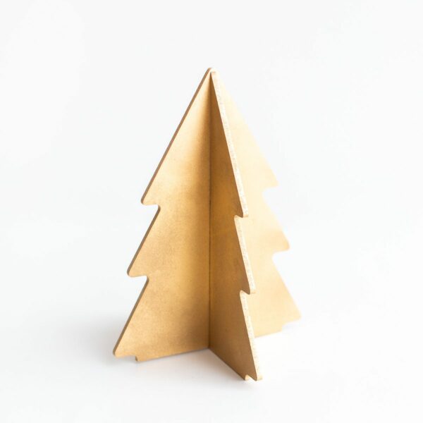 Árvore 3D desmontável - 30 cm Cor 50 - Dourado