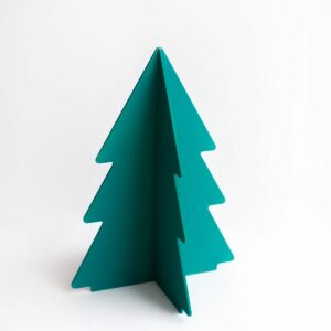 Árvore 3D desmontável - 60 cm Cor 43 - Verde esmeralda