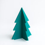 Árvore 3D desmontável – 30 cm Cor 43 – Verde esmeralda