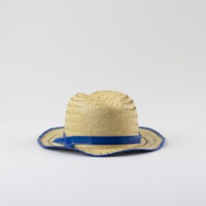 Chapéu de palha - azul